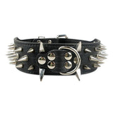 Sharp Spiked Studded Leather Dog Collars