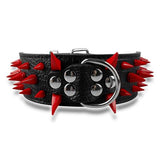 Sharp Spiked Studded Leather Dog Collars