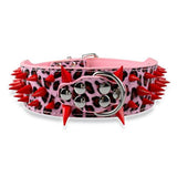 Sharp Spiked Studded Leather Dog Collars