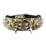 Sharp Spiked Studded Leather Dog Collars