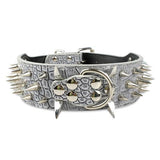 Sharp Spiked Studded Leather Dog Collars