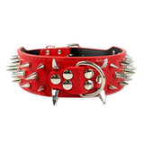 Sharp Spiked Studded Leather Dog Collars